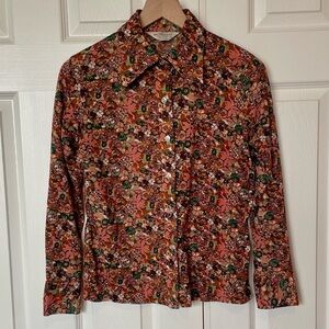 Floral Button-Up Shirt